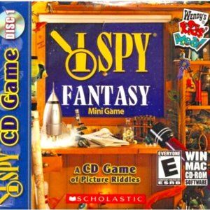 NEW I Spy Fantasy Mini Game Of Picture Riddles WIN MAC CD ROM Scholastic